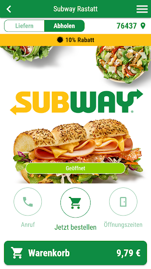 Subway Rastatt Screenshot 0