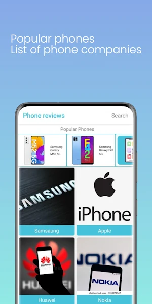 Phone reviews Screenshot 0