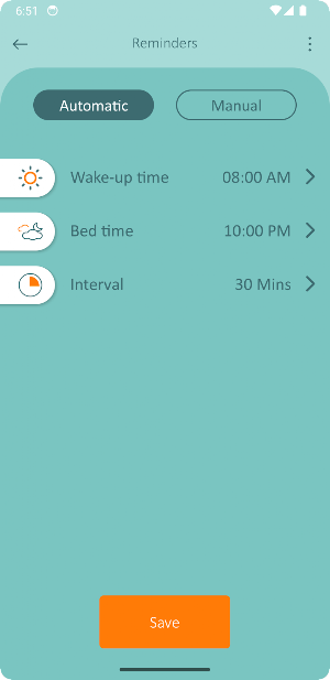 Thrist Reminder Screenshot 3
