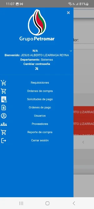 Compras GrupoPetromar Screenshot 1