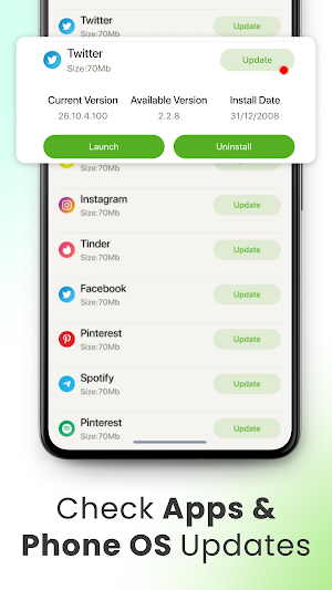 Update apps - Software update Screenshot 1