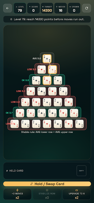 Card Pyramid Logic Screenshot 0