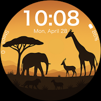 Savannah - Flat Watch Face