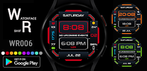 WR 006 Duo Digital Watch Face Screenshot 0