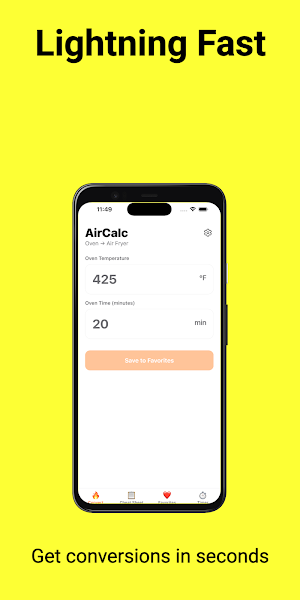 AirCalc Air Fryer Cooking Time Screenshot 0