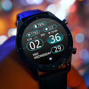 Key WF32 Digital Classic Watch Screenshot 1