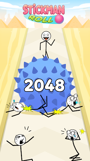 Stickman Roll Screenshot 0