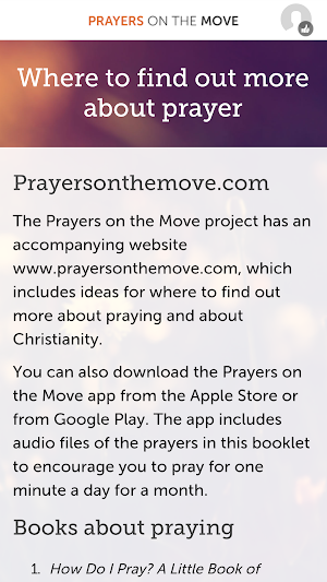 Prayers on the Move Screenshot 3