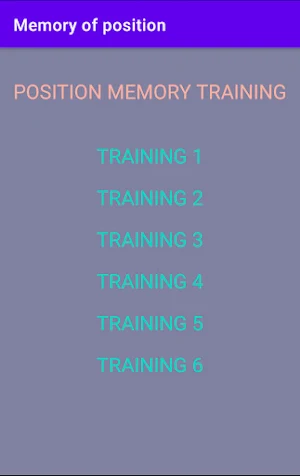 Memory of position Screenshot 1