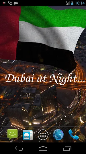 UAE Flag Live Wallpaper Screenshot 2