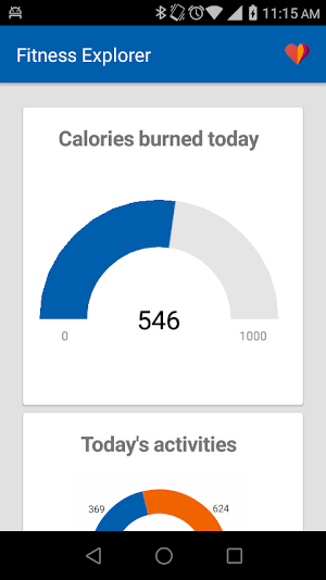 Fitness Explorer Screenshot 0