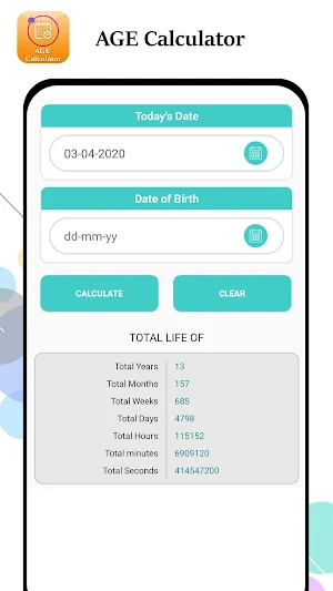 Age Calculator : Age Calculator by Date of Birth Screenshot 2