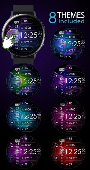 SuperGalaxy Watch Face Screenshot 1