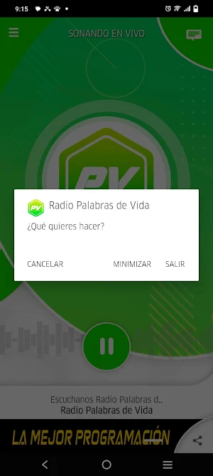 Radio Palabras de Vida Screenshot 2