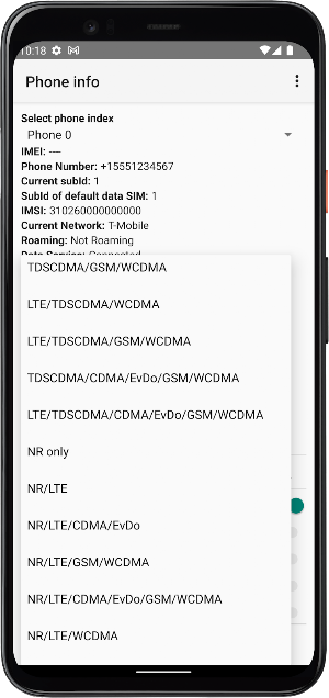 5G Check & Force 5G / 4G  only Screenshot 2