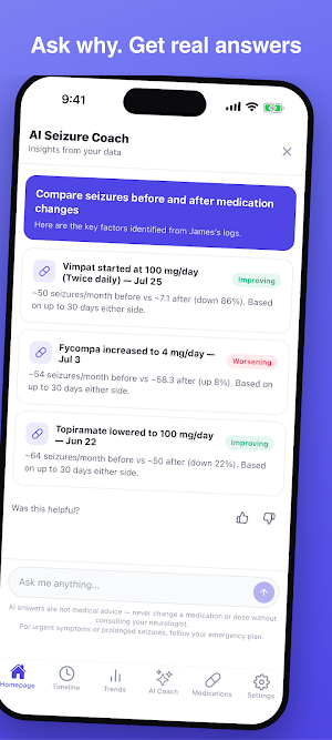 Epilepsy Mate: Seizure Diary Screenshot 2
