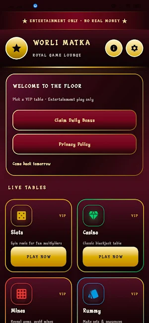 Worli Matka Screenshot 0