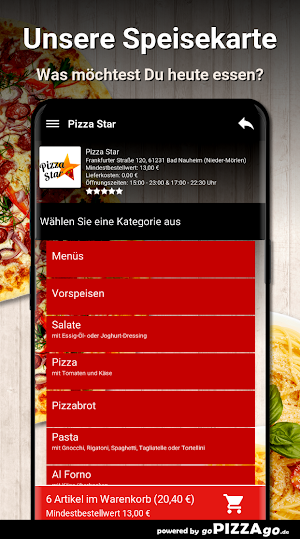 Pizza Star Bad Nauheim (Nieder Screenshot 3
