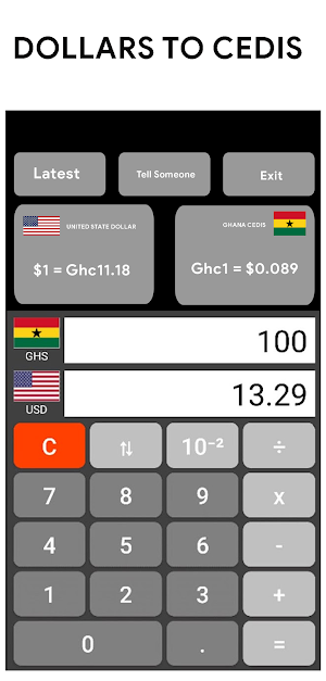 Cedi Dollar Rate Screenshot 3