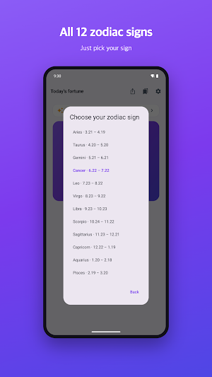 Daily Fortune - Horoscope Screenshot 3