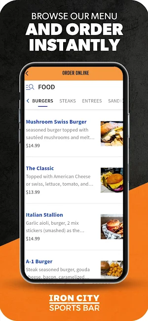 Iron City Sports Bar Screenshot 1