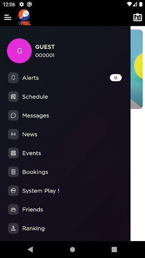 VPadel Screenshot 1