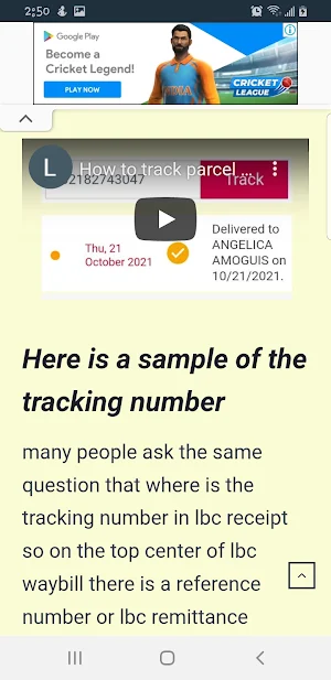 Lbc Tracking Screenshot 3