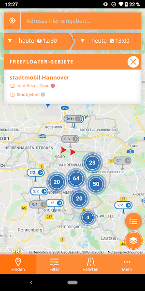 stadtmobil carsharing Screenshot 3
