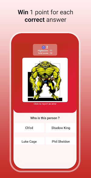 Quiz superhero Screenshot 1