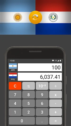 Argent. Peso/Paraguay Guarani Screenshot 0