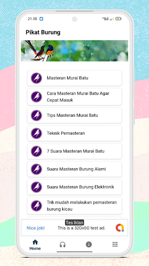 Masteran Burung Lengkap Offlin Screenshot 0