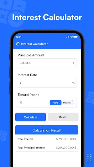 EMI Calculator - Loan Planner Screenshot 3