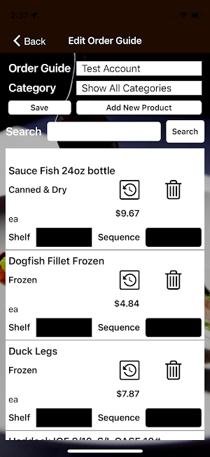Land & Sea Provisions Screenshot 1