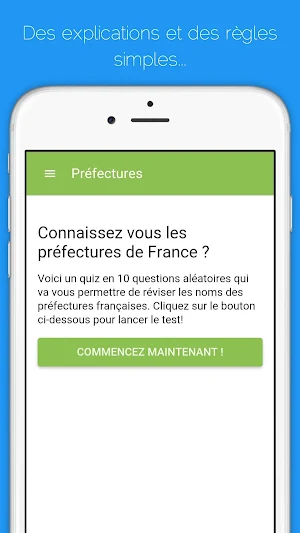 Géo Quiz France Screenshot 1