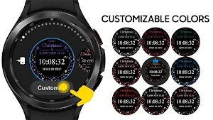 AZ215 Christmas Watch Face Screenshot 1