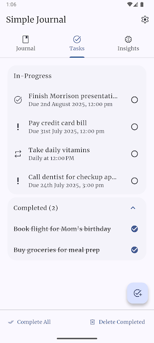 Simple Journal Screenshot 1