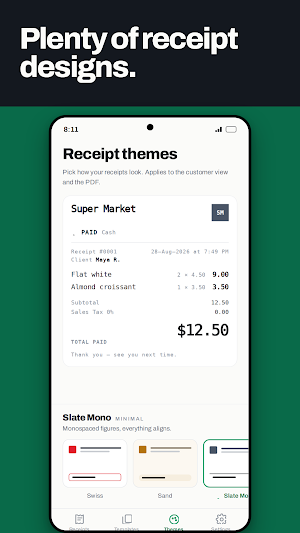 Tearoff: AI Receipt Maker Screenshot 1