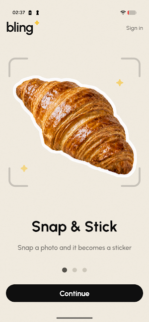 Bling: Cute Calorie Tracker Screenshot 1