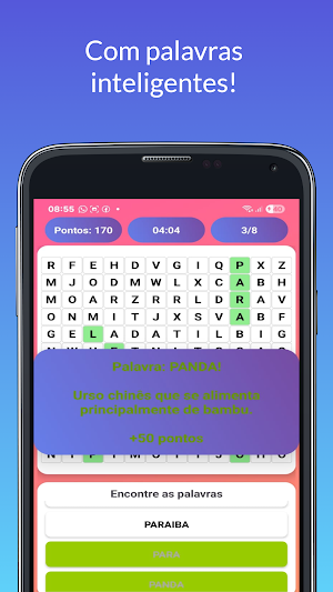 Caça Palavras dos Inteligentes Screenshot 3