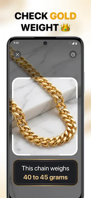 Scale for grams & weighing Screenshot 1