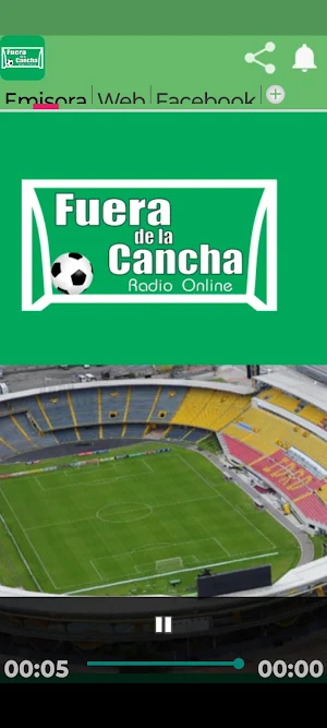 Radio Fuera de la cancha Screenshot 1