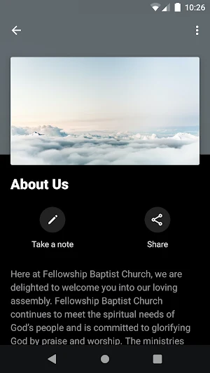 Fellowship Baptist Church Screenshot 1
