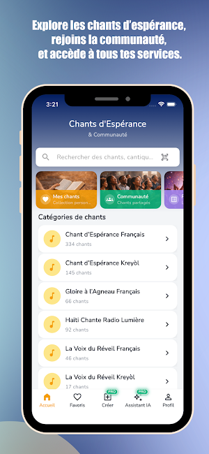 Chants d'Esperance & Community Screenshot 3