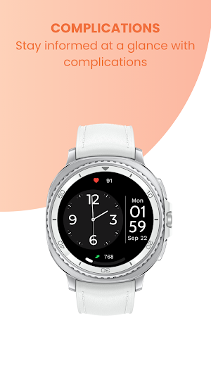 EXD183: Hybrid Watch Face Screenshot 3
