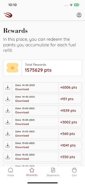 RWS Rewards Screenshot 0
