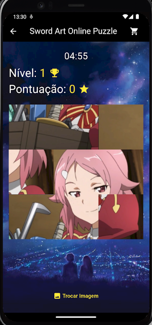 Sword Art Online Puzzle & Quiz Screenshot 1