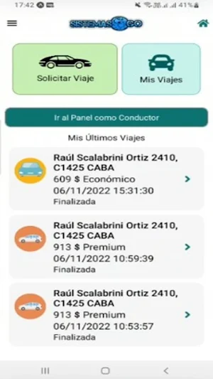 Sistemas Go Taxi Screenshot 0