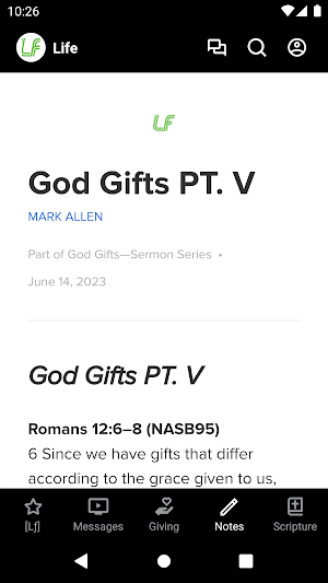 Life Fellowship Athens Screenshot 3
