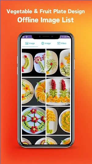 Vegetable & Fruit Plate Design Screenshot 1