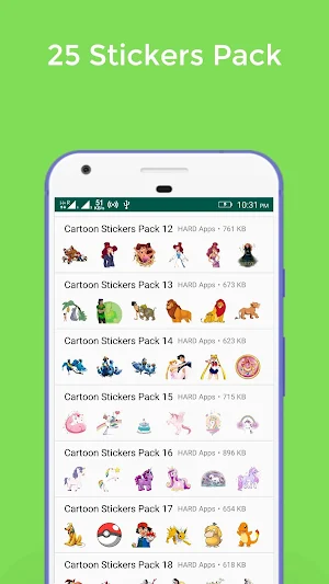 Cartoon Stickers For WhatsApp Screenshot 3